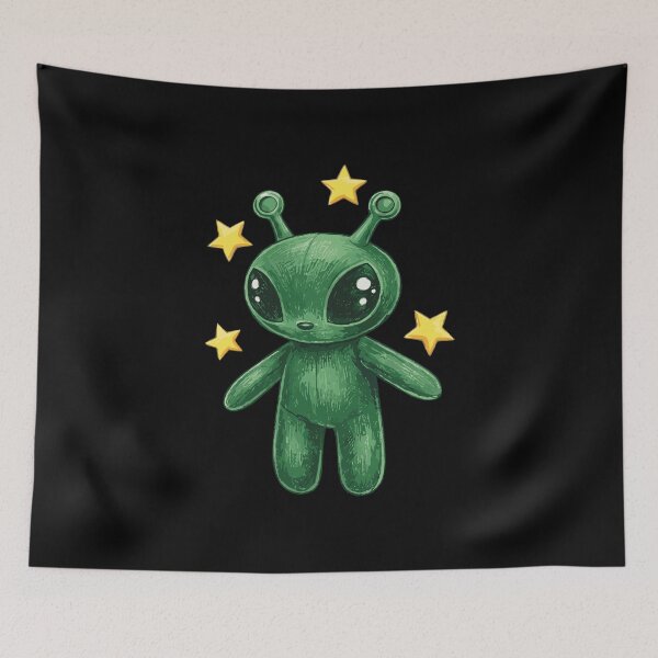 Item preview, Cute Alien Graphic designed and sold by DexertimaArt.