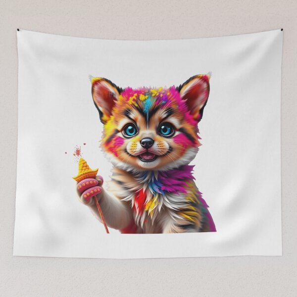 Item preview, Rainbow Holi Puppy designed and sold by Teewave-Ashish.