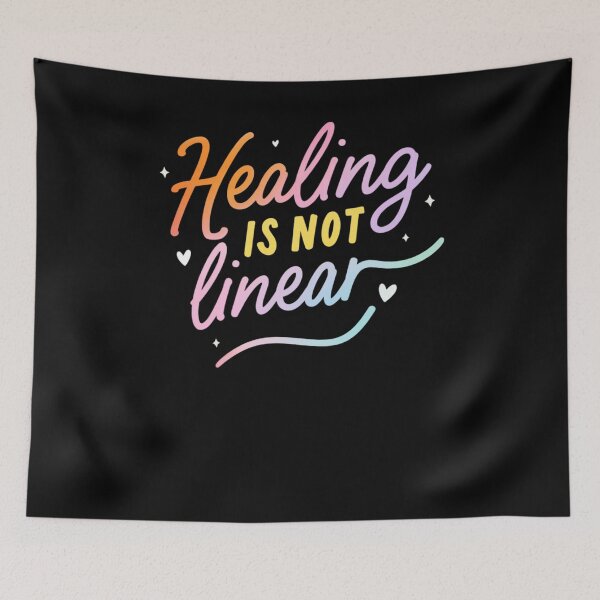 Item preview, Healing Is Not Linear designed and sold by krystalRomanart.