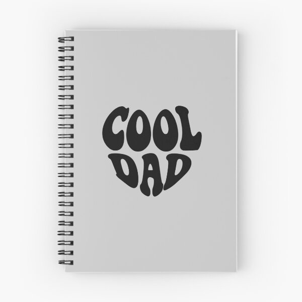 Item preview, Cool Dad Black Heart Wavy Typography designed and sold by WAMTEES.