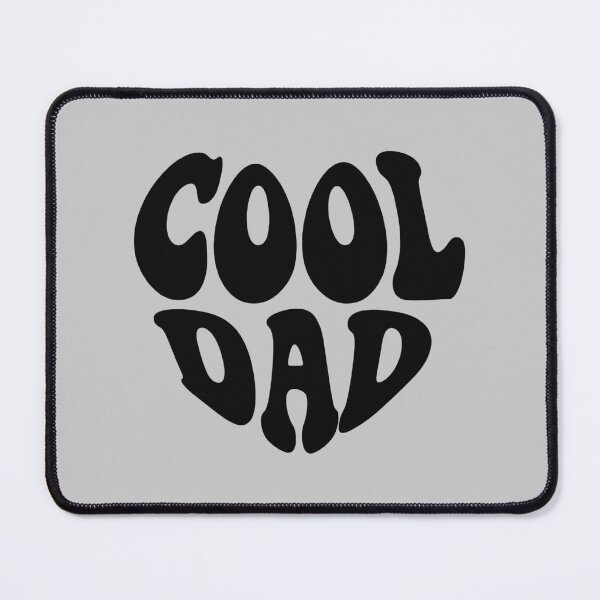 Item preview, Cool Dad Black Heart Wavy Typography designed and sold by WAMTEES.