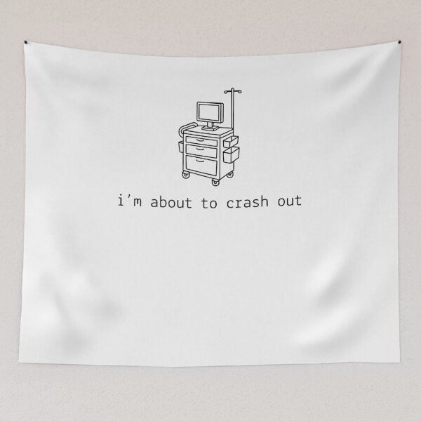 Item preview, I'm About To Crash Out Funny Nurse designed and sold by krystalRomanart.