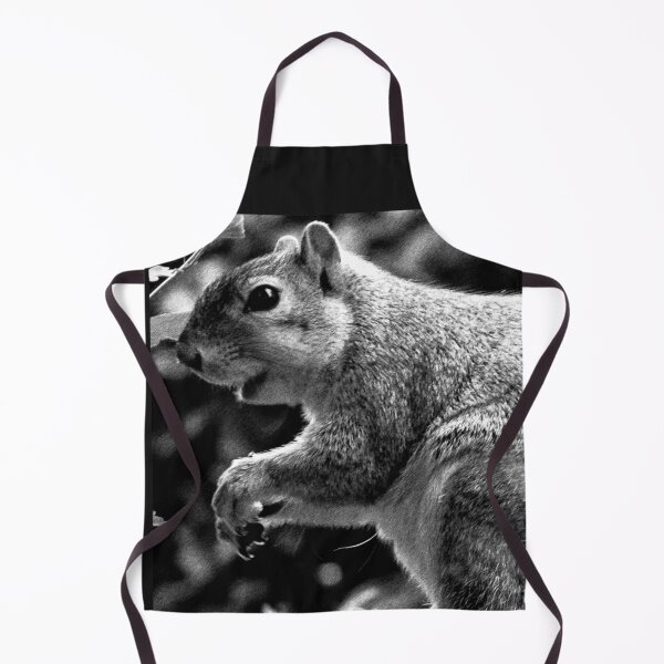 Item preview, C2025 STEVE YELLOWBEAR FOX SQUIRREL black and white photographic art designed and sold by SteveYellowbear.
