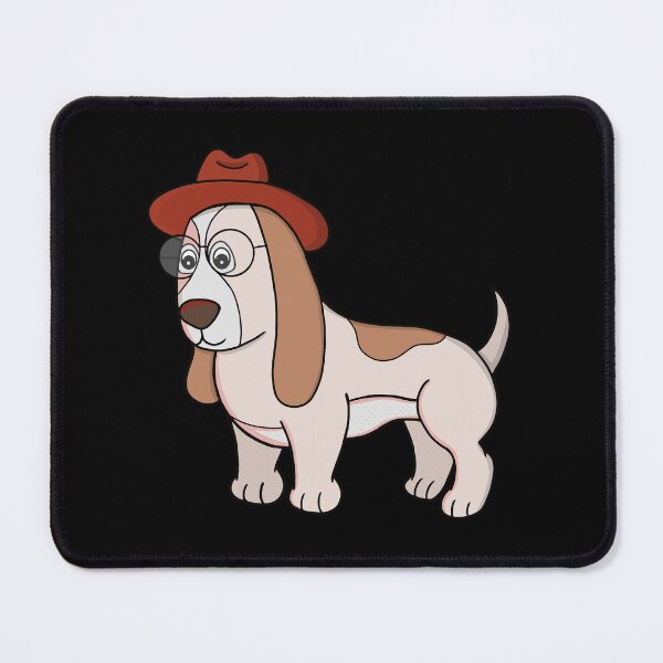 Item preview, Glasses Beagle with Fedora designed and sold by shopdiego.