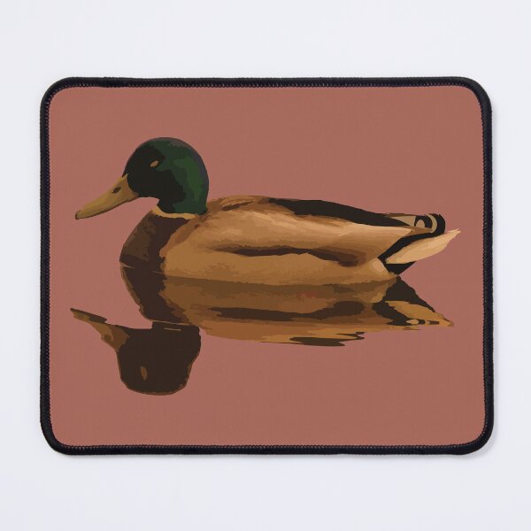 Item preview, Stylized Mallard Duck with Water Reflection designed and sold by Arturo Daniel Garcia Palomo.