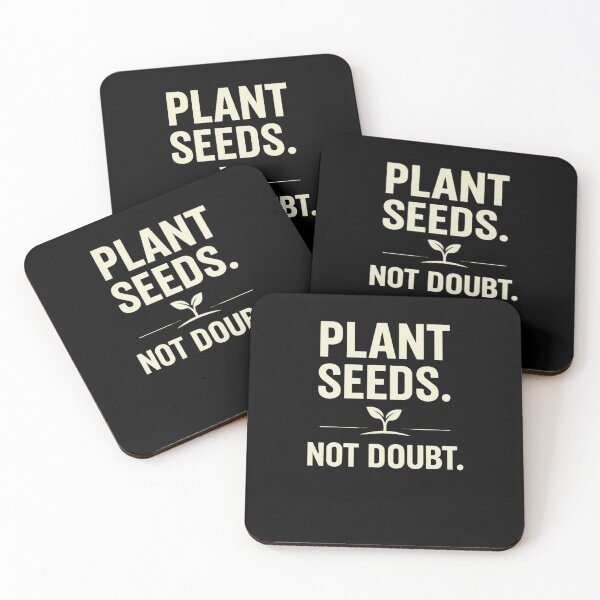 Item preview, Plant Seeds Not Doubt – Inspirational Garden & Growth designed and sold by WildWonderfulWear.