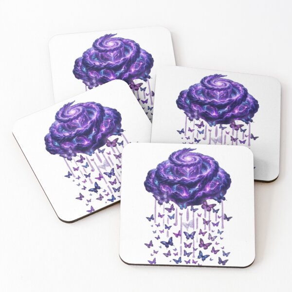 Item preview, Cosmic Purple Cloud with Butterfly Rain designed and sold by NiDev26.