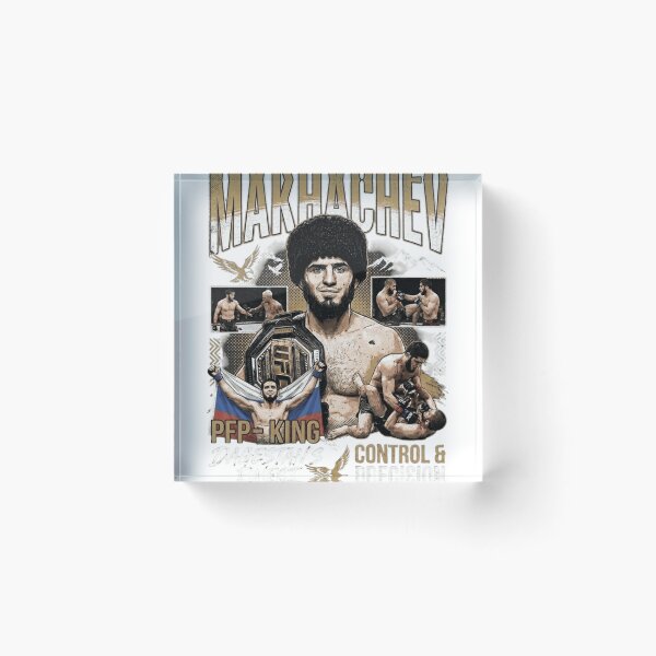 Item preview, Islam Makhachev Vintage Bootleg Graphic Tee - UFC Pound-for-Pound King T-Shirt - Dagestan’s Finest MMA Streetwear designed and sold by FarDesign.