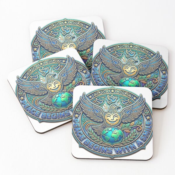 Item preview, PEACE BEGINS WITH A SMILE designed and sold by likbatonboot.