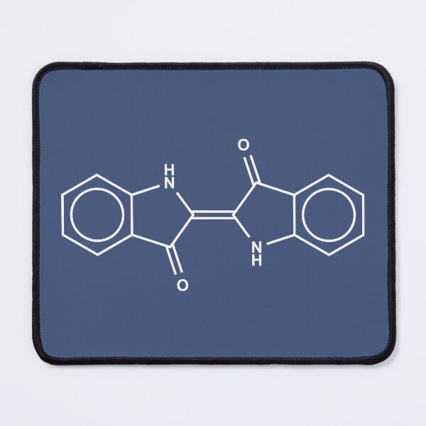 Item preview, Indigo Blue - Chemical Formula - Molecule designed and sold by Girih.