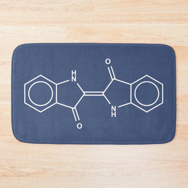 Item preview, Indigo Blue - Chemical Formula - Molecule designed and sold by Girih.