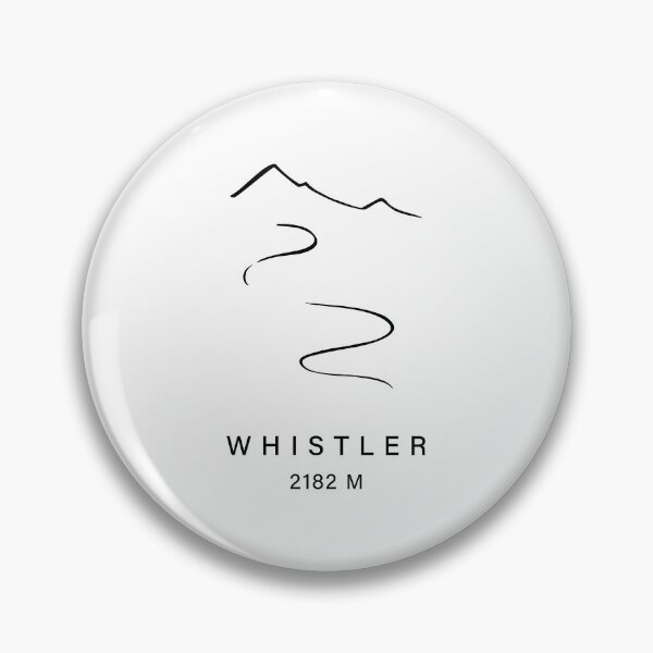 Item preview, Whistler Ski Resort – Minimal Ski Line (Front Chest Small) designed and sold by leewarddesign.