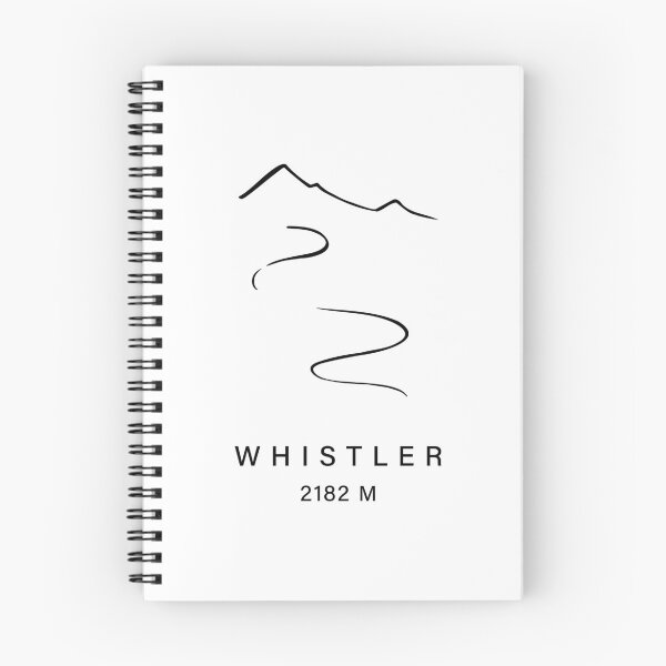 Item preview, Whistler Ski Resort – Minimal Ski Line (Front Chest Small) designed and sold by leewarddesign.
