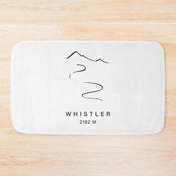 Item preview, Whistler Ski Resort – Minimal Ski Line (Front Chest Small) designed and sold by leewarddesign.