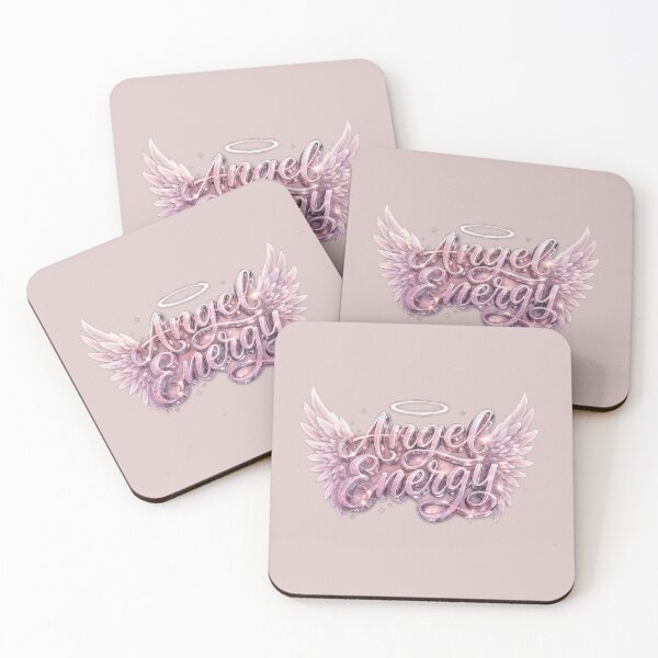 Item preview, Angel Energy Aesthetic Wings Glitter Text designed and sold by MKVisions.