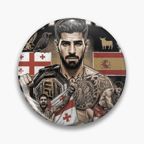 Item preview, Ilia Topuria "The Matador" Vintage Bootleg T-Shirt - UFC Featherweight Champion El Rey Graphic Tee - Georgian & Spanish Pride MMA Streetwear designed and sold by FarDesign.