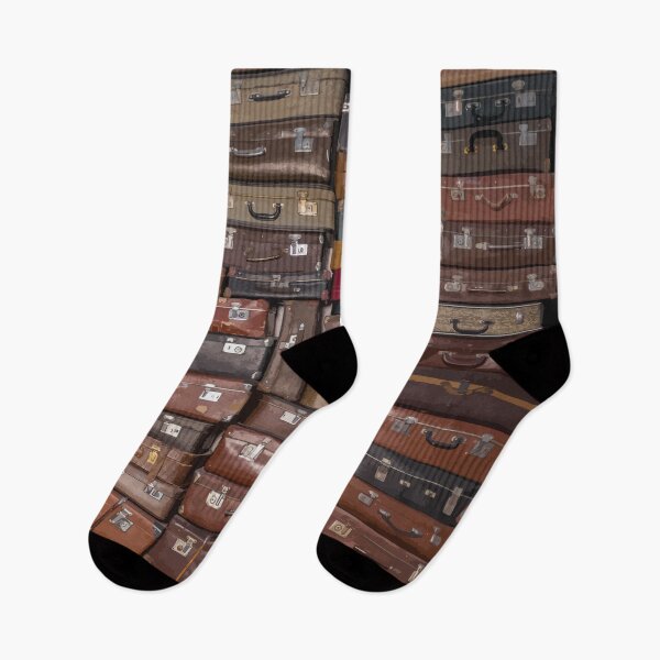Item preview, Stacked Vintage Suitcases Travel Collection designed and sold by Arturo Daniel Garcia Palomo.