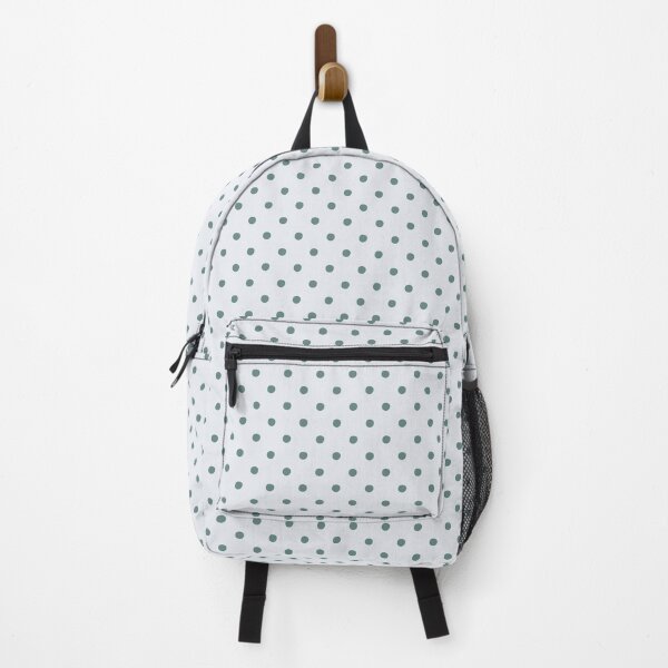 Item preview, Dusty Teal Polka Dot Phone Case Aesthetic Gift for Her, Minimalist Dusty Teal Polka Dot Journal Graduation Gift Idea, Dusty Teal Polka Dot Backpack Aesthetic Student Gift for Teens designed and sold by VivaFy.