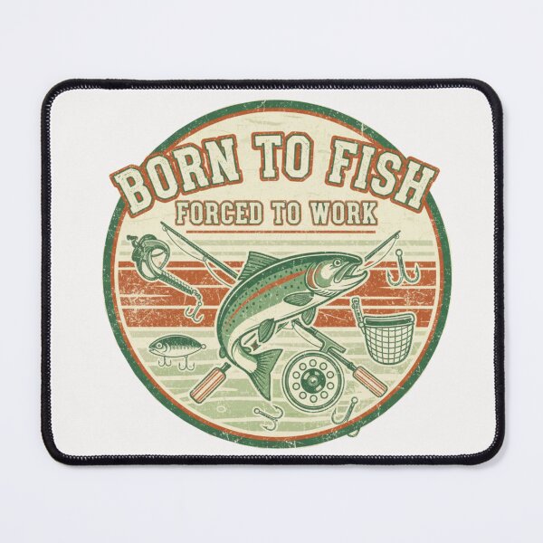 Item preview, Born to Fish designed and sold by BeastandBanshiLLC.