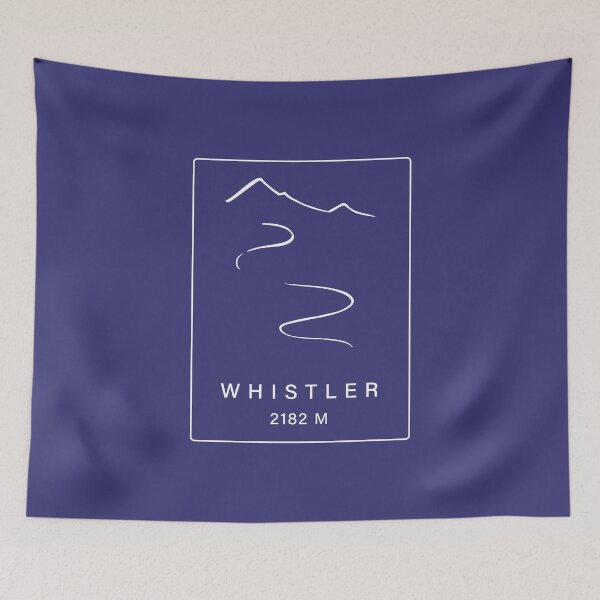 Item preview, Copy of Zermatt Ski Resort – Minimal Alpine Ski Line (Back Print White) designed and sold by leewarddesign.