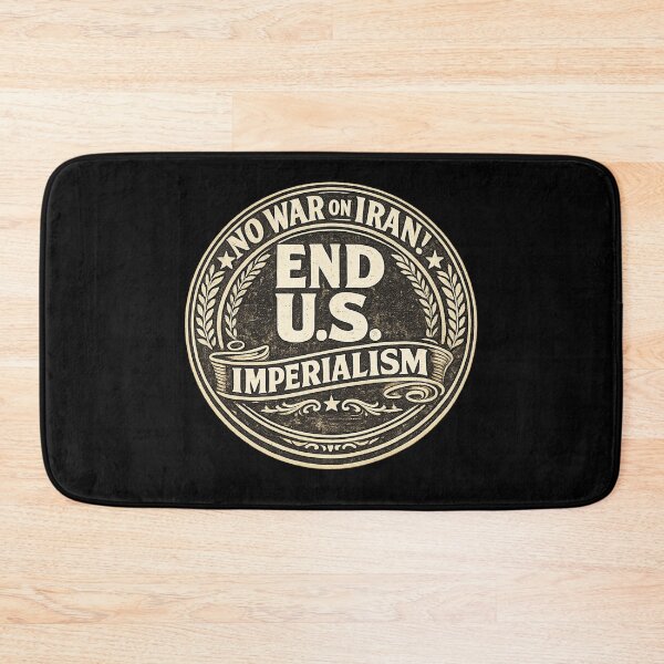 Item preview, No War on Iran! End U.S. Imperialism designed and sold by DIRTYDUNNZ.