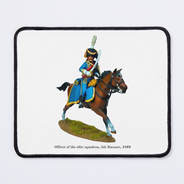 Item preview, Officer of the elite squadron, 5th Hussars, 1809 designed and sold by Carmenvirgo1965.