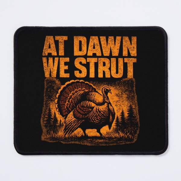 Item preview, At Dawn We Strut – Turkey Hunting Shirt for Spring Gobbler Season designed and sold by WildWonderfulWear.