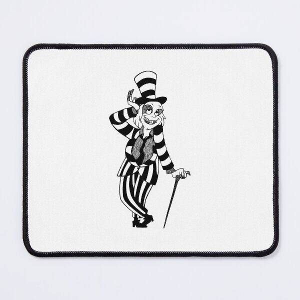 Item preview, Beetlejuice · Black and White Illustration · Gothic Fantasy Character · Pop Culture Art Print designed and sold by Atropa Parcae.