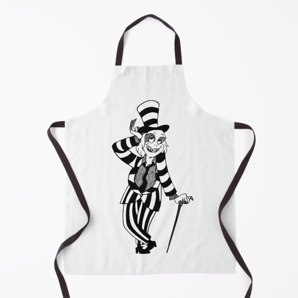 Item preview, Beetlejuice · Black and White Illustration · Gothic Fantasy Character · Pop Culture Art Print designed and sold by Atropa Parcae.