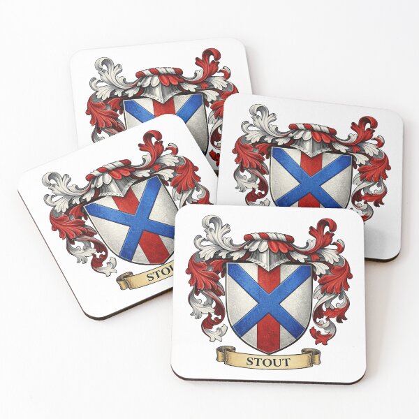 Item preview, The Stout Family Coat of Arms designed and sold by BagTown Clans.