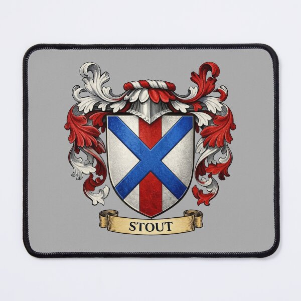 Item preview, The Stout Family Coat of Arms designed and sold by BagTown Clans.