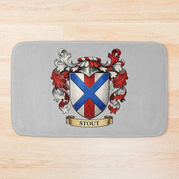 Item preview, The Stout Family Coat of Arms designed and sold by BagTown Clans.