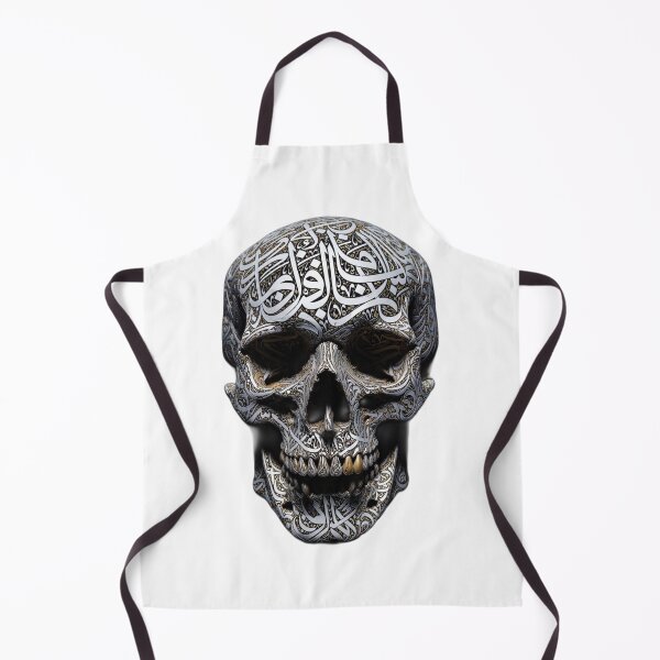 Item preview, Majestic Arabic Calligraphy Skull - Golden Wisdom Edition designed and sold by j0mj0ma.