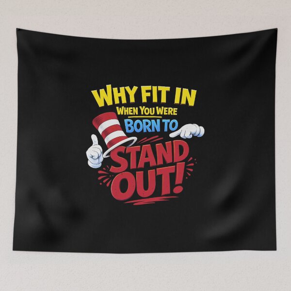 Item preview, Autism Awareness  Why Fit In When You Were Born To Stand Out  designed and sold by gear-posters.