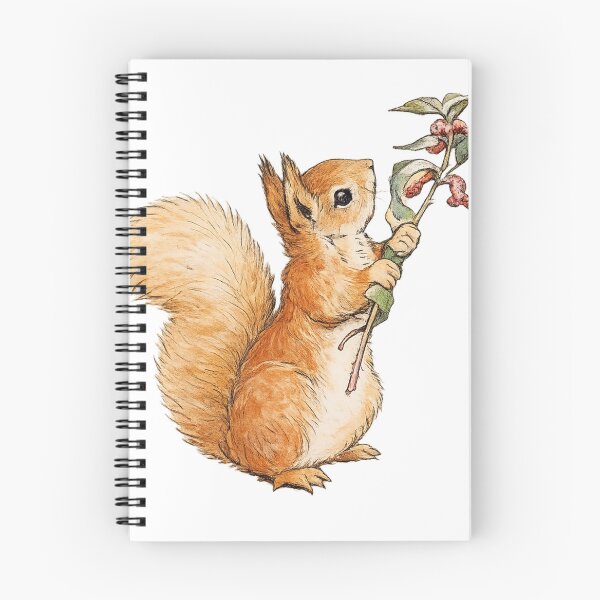 Item preview, Vintage Storybook Squirrel Illustration for Cottagecore Animal Lovers designed and sold by RickE.