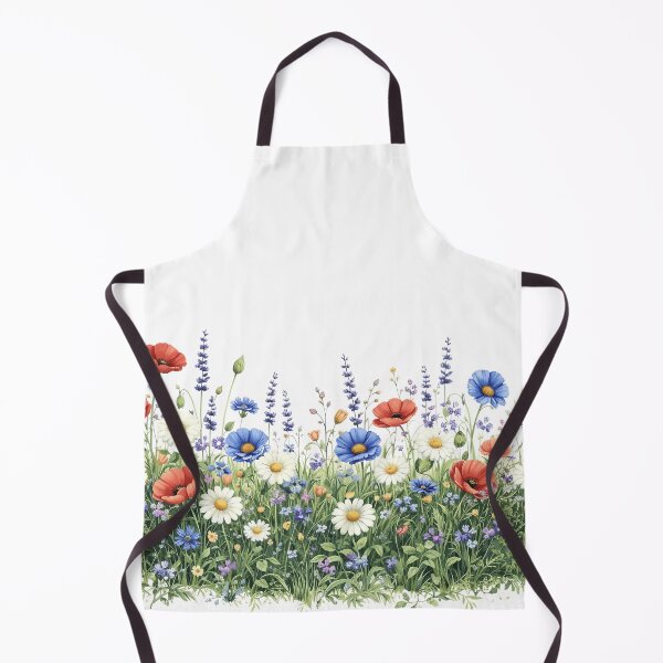 Item preview, Wildflower meadow botanical garden flowers designed and sold by HandicraftArt.