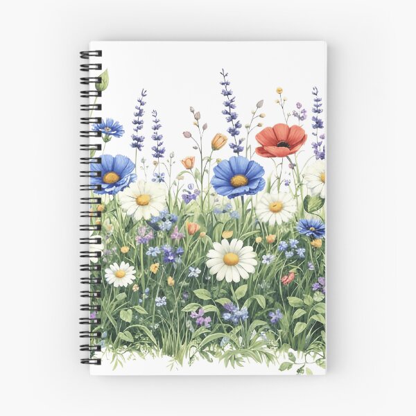 Item preview, Wildflower meadow botanical garden flowers designed and sold by HandicraftArt.