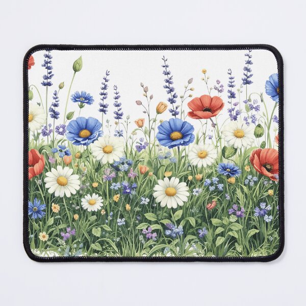 Item preview, Wildflower meadow botanical garden flowers designed and sold by HandicraftArt.