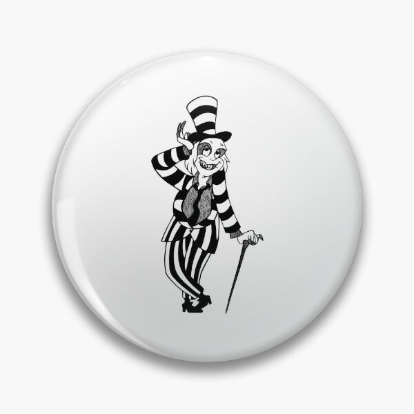 Item preview, Striped Gothic Character · Black and White Illustration · Dark Fantasy Art Print · Cult Cinema Aesthetic designed and sold by Atropa Parcae.