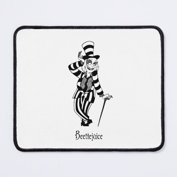 Item preview, Striped Gothic Character · Black and White Illustration · Dark Fantasy Art Print · Cult Cinema Aesthetic - Calligraphy designed and sold by Atropa Parcae.