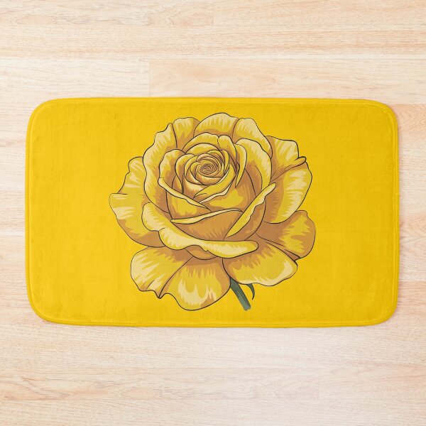 Item preview, yellow rose flower designed and sold by StyleAndVibe.