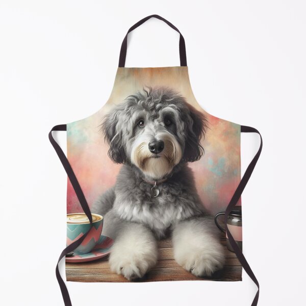 Item preview, Sheepadoodle Drinking Coffee: “Sheepadoodle Steamer” designed and sold by The Coffee Critters.