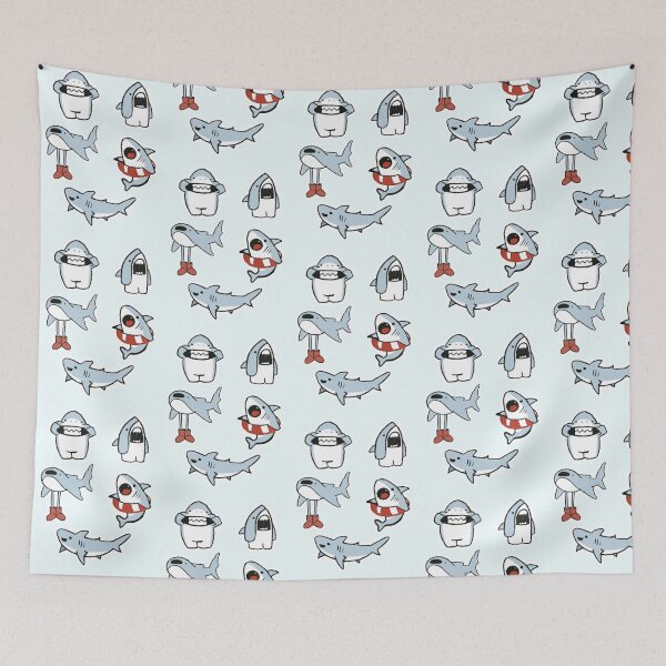 Item preview, Shark set digital design designed and sold by Art By Kav.