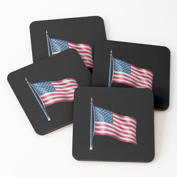 Item preview, USA Stars and Stripes Art – Patriotic Flag Illustration designed and sold by artedigital99.