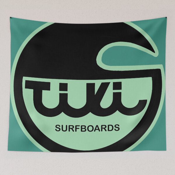 Item preview, Vintage surfboard logo Tiki 1960’s  designed and sold by Kludoman.