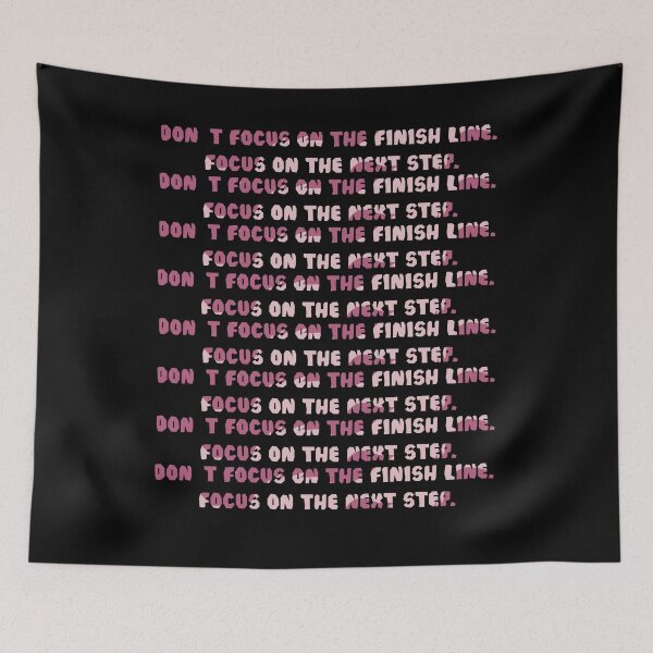 Item preview, Focus On The Next Step Retro Typography Art designed and sold by NextStepCo.