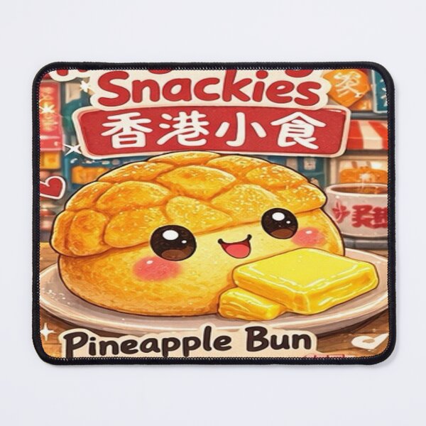 Item preview, Hong Kong Snackies – Pineapple Bun with Butter designed and sold by DaigaaSikFaan.