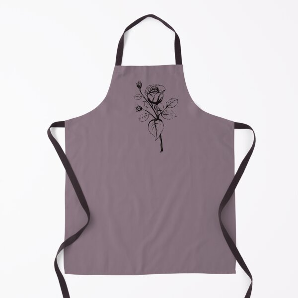 Item preview, Rose bud black line art designed and sold by Fauraarts.