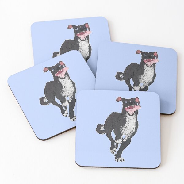 Item preview, Runnin’ Hard Black And White Eurohound designed and sold by Sparklepupfaeri.