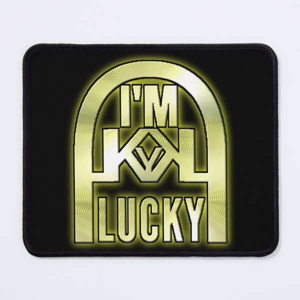 Item preview, Golden I'M LUCKY logo. designed and sold by Giulivo Store Graphic.